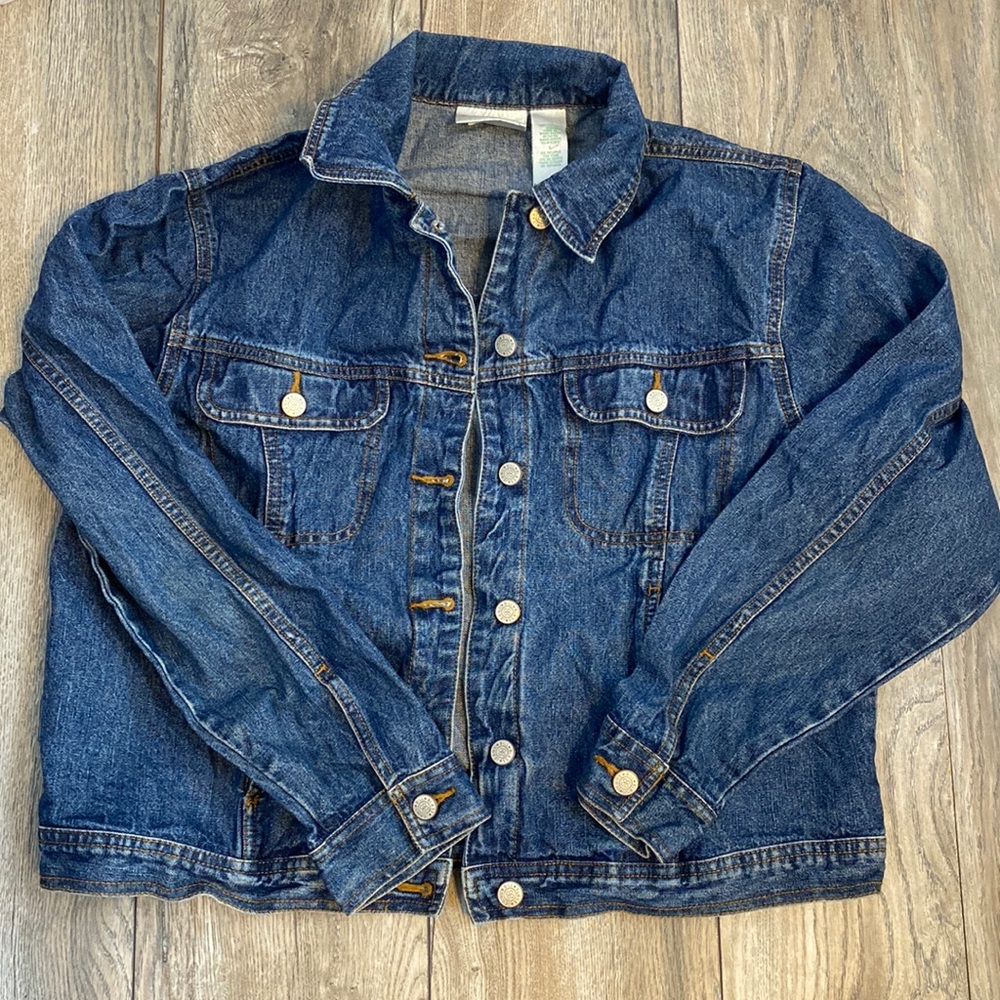Bill blass jeans wear denim jacket size large